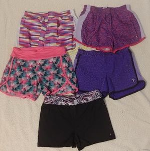 *FREE TOP*Assorted Girls Athletic Shorts size XL